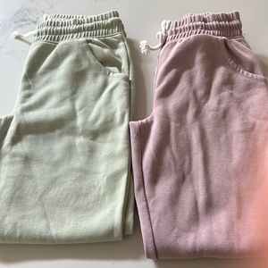2 Pair cat & jack sweats sz 10/12